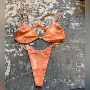 Neena Swim Brand New Orange Bikini size M/L